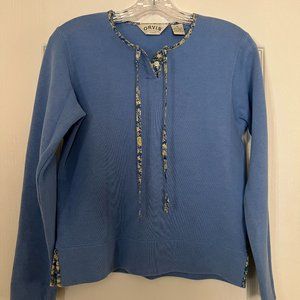 Orvis - Beautiful Cornflower Blue Pullover - Sz. S